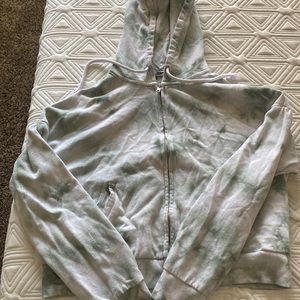 Garage cropped hoodie